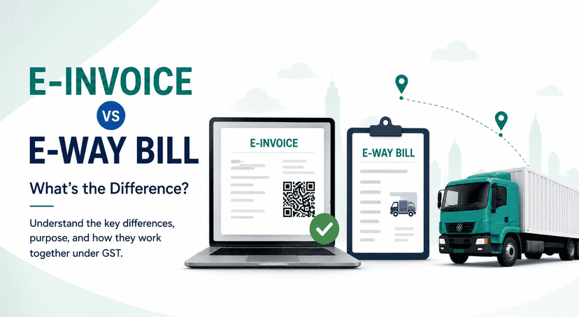 E-Invoice vs E-Way Bill: What's the Difference?